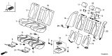 Diagram for Acura TLX Seat Cushion - 82137-TGV-A21