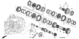 Diagram for Acura ILX Reverse Idler Gear - 23540-PPS-000