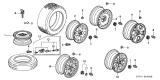 Diagram for Acura MDX Wheel Cover - 44732-S3V-A50