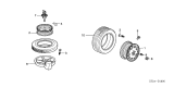 Diagram for Acura RL Tire - 42751-MIC-070