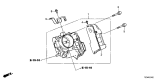 Diagram for Acura ILX Throttle Body - 16400-5A2-A02