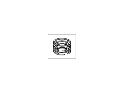 Acura 13021-P1R-004 Ring Set, Piston (Over Size) (0.25) (Riken)