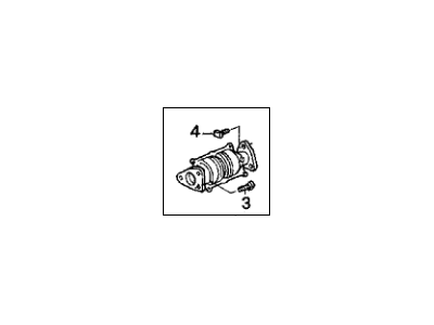 Acura 18160-P1R-A00 Catalytic Converter (Hhe967)