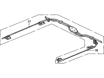 Acura 70400-SK8-003 Cable Assembly, Sunroof