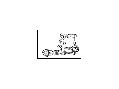 Acura Vigor Exhaust Pipe - 18210-SL5-A03