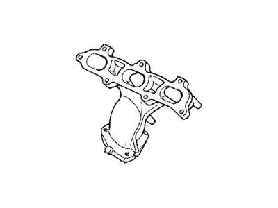 Acura 18100-PR7-A00 Manifold Assembly, Front Exhaust