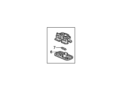 Acura 34260-SV4-A01 Light Assembly, Trunk Room