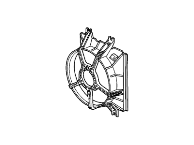 Acura Integra Fan Shroud - 19015-PR3-013