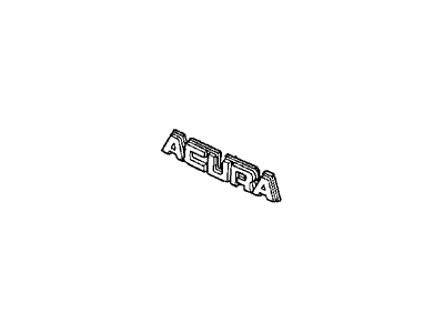 Acura 75713-SK7-A00 Rear Emblem (Acura)