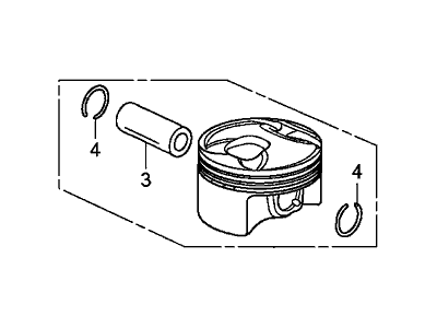Acura RDX Crankshaft Thrust Washer Set - 13331-5A2-A01