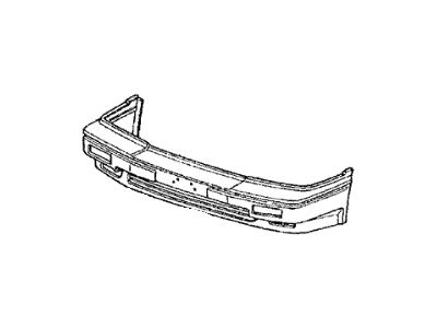 Acura 71101-SD4-A60ZZ Front Bumper Face (For Two-Tone)
