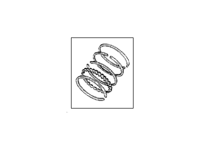 Acura 13031-PH7-004 Ring Set, Piston (Over Size) (0.50) (Riken)