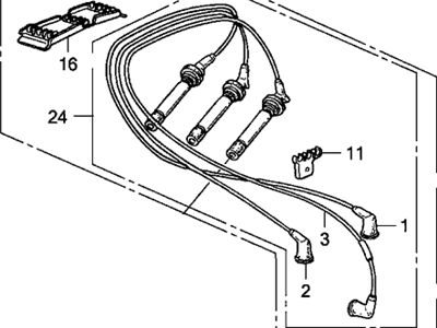 Acura 32720-PL2-900 Wire, Rear Ignition
