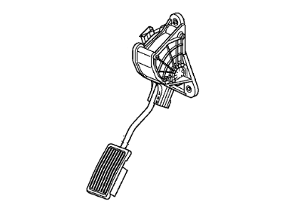 Acura Accelerator Pedal Position Sensor - 17800-STX-A01