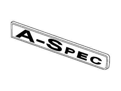Acura 08F20-SEP-200A A-Spec Emblem
