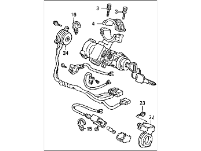 Acura 35100-ST7-A51 Lock Assembly, Steering