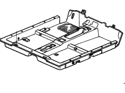 Acura 83302-ST7-A01ZD Floor Mat (Light Taupe)