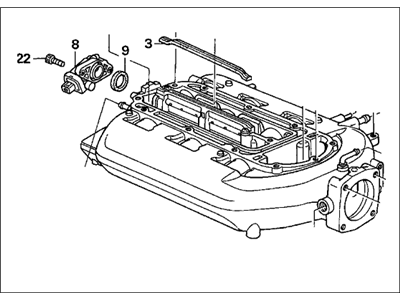 Acura Intake Manifold - 17030-RDV-J02