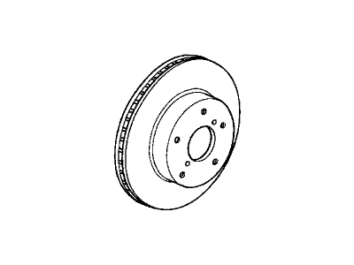 Acura 45251-S2H-N00 Disc Brake, Front