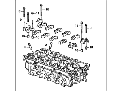 Acura 12100-P75-020 Cylinder Head Assembly