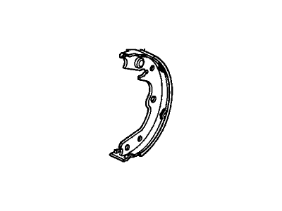Acura Parking Brake Shoe - 43154-S0X-A02