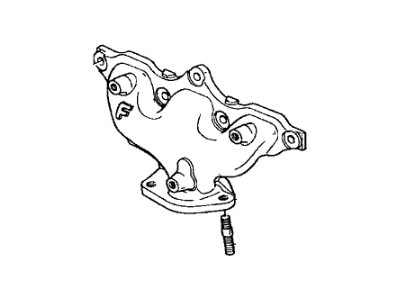 Acura 18000-P8E-A00 Manifold Assembly, Front Exhaust