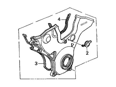 Acura CL Timing Cover - 11810-P8A-A00