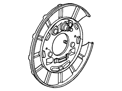 Acura Brake Dust Shields - 43110-S3V-A01