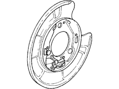 Acura RL Brake Dust Shields - 43110-SX0-G01