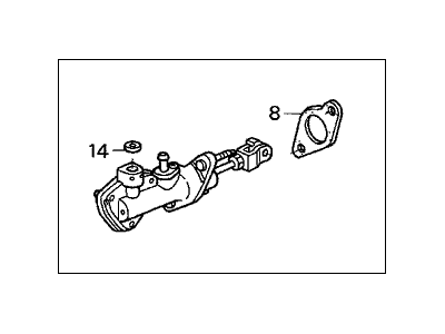 Acura 46920-S7A-A05 Clutch Master Cylinder Assembly
