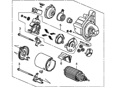 Acura ILX Starter Motor - 31200-R1A-A12