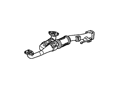 Acura Exhaust Pipe - 18210-SDB-A01