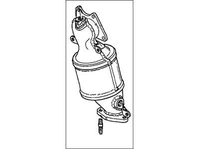 Acura 18190-RCA-L00 Front Primary Catalytic Converter