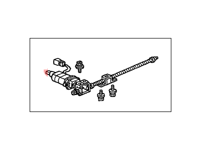 Acura 81514-SX0-003 Motor Assembly, Driver Side Slide