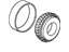 Acura 91005-R08-003 Tapered Roller Bearing