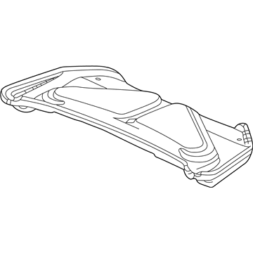 Acura 84630-S0K-A11ZB Garnish, Trunk Lid (Gray Eleven)