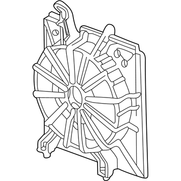 Acura TL Fan Shroud - 19015-RK1-A01