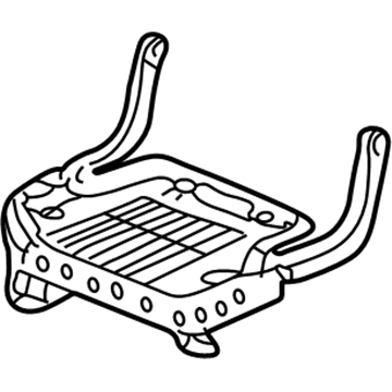 Acura 81336-S3V-A02 Frame, Passenger Side Middle Seat Cushion