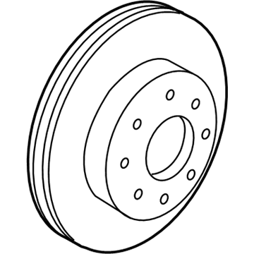 Acura 45251-TK4-A00 Front Disc Brake Rotor (17In)