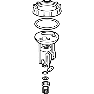 Acura 17048-TY3-000 Fuel Filter Set