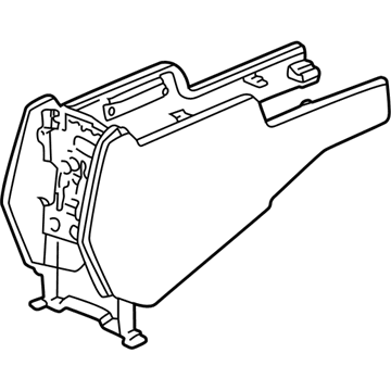 Acura 83401-SZ3-A81ZB Console, Rear (Quartz Gray)