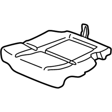 Acura 82132-S3M-A11 Pad & Frame, Right Rear Seat Cushion