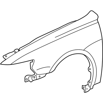 Acura 60261-SEA-A90ZZ Left Front Fender Panel (Dot)