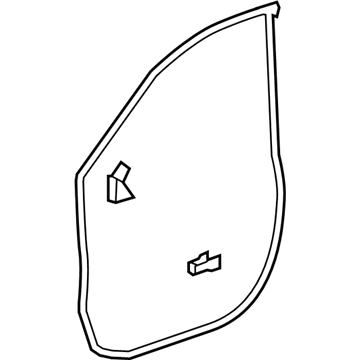 Acura 72310-STK-A01 Right Front Door Seal (Outer)