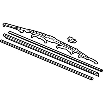Acura 76620-SEP-A01 Windshield Wiper Blade (650Mm) (Driver Side)