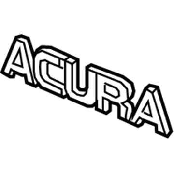 2010 Acura ZDX Emblem - 75711-SJA-A01