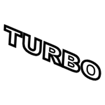 Acura 75725-STK-A01 Rear Emblem (Turbo)