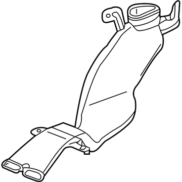 Acura 83330-TK5-A01 Duct, Right Rear Heater