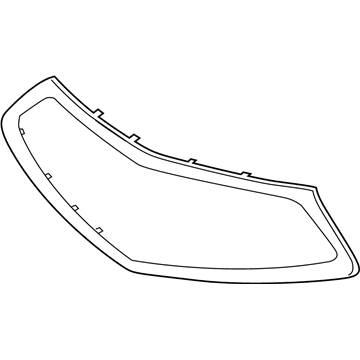 Acura 71122-TJB-A50 Front Molding Surround