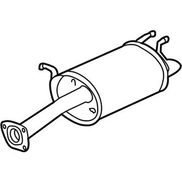Acura 18307-T3R-A01 Muffler Component , Exhaust